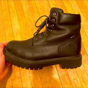 Black Timberland Pro Waterproof Steel Toe Boot